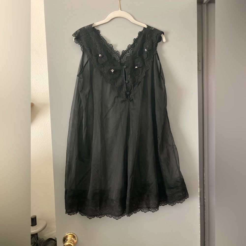 Vintage Babydoll Lace Nightgown